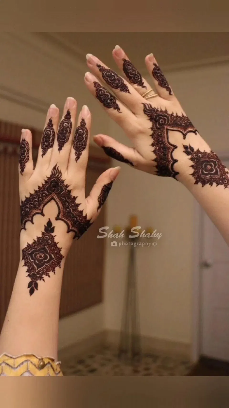 Aesthetic Bridal Back Hand Mehndi Design with Jaal (13)