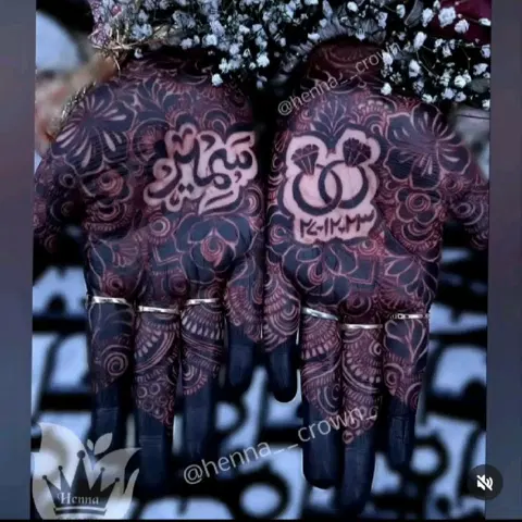 bridal stylish figure front hand mehndi design