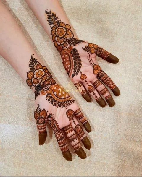 arabic dubai jaal full hand mehndi design