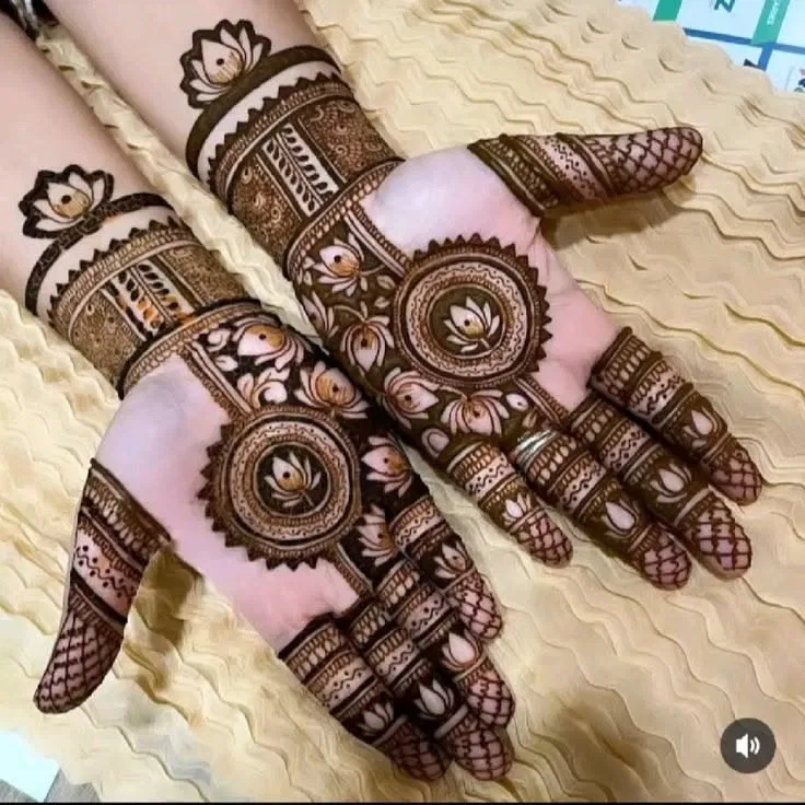 Full Hand Mehndi Design with Deity