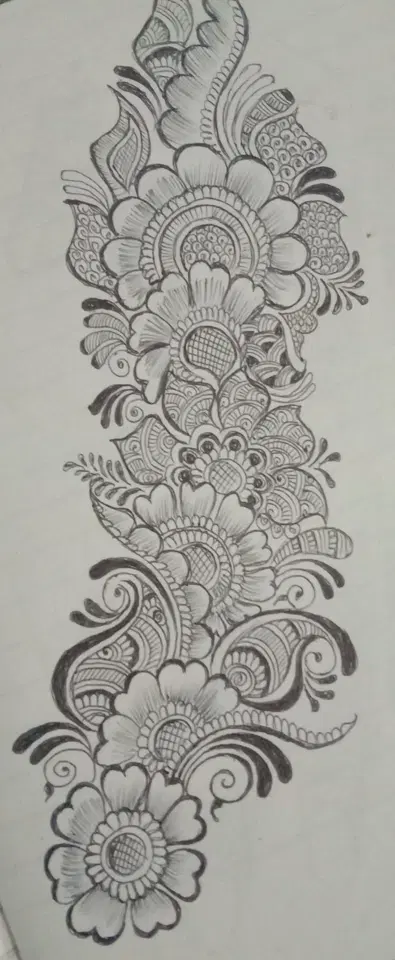 full hand mehndi design