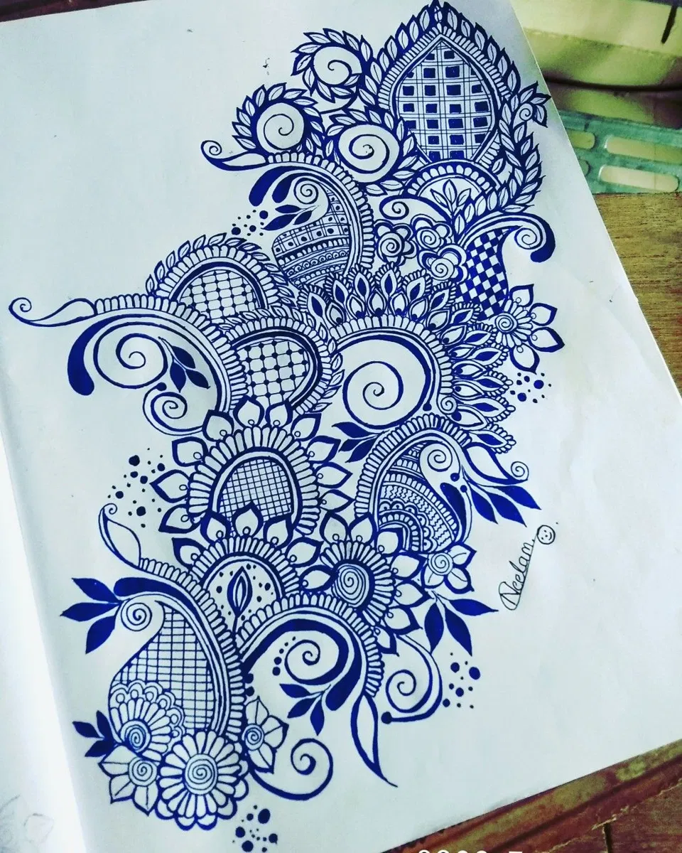 Mehndi Design with Gol Tikki (5)