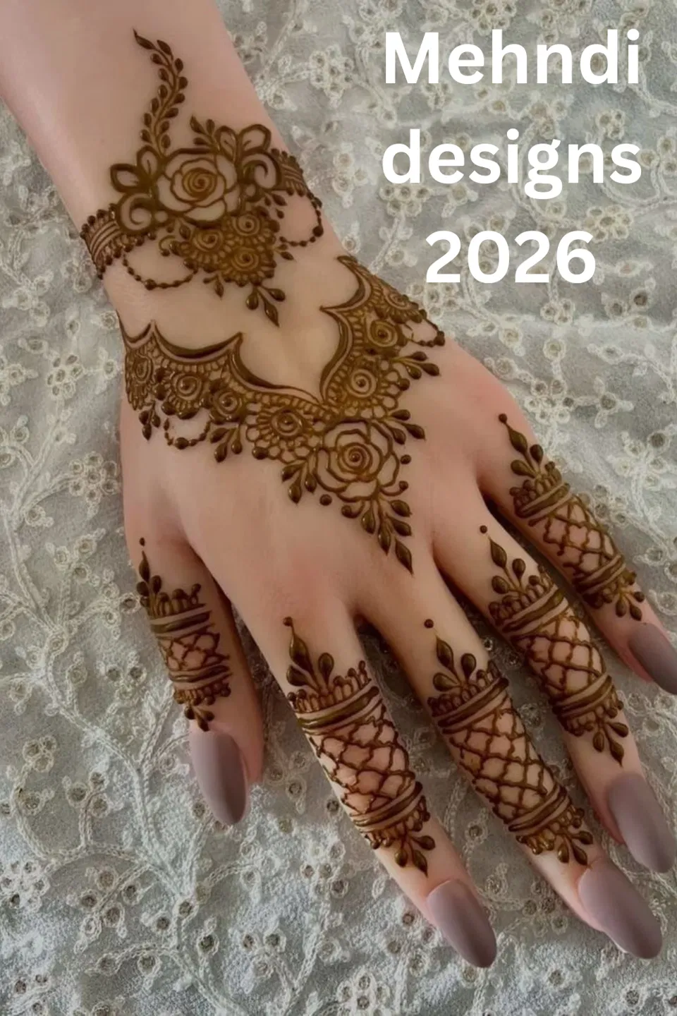Aesthetic Simple Back Hand Mehndi Design with Hearts for Eid (2)