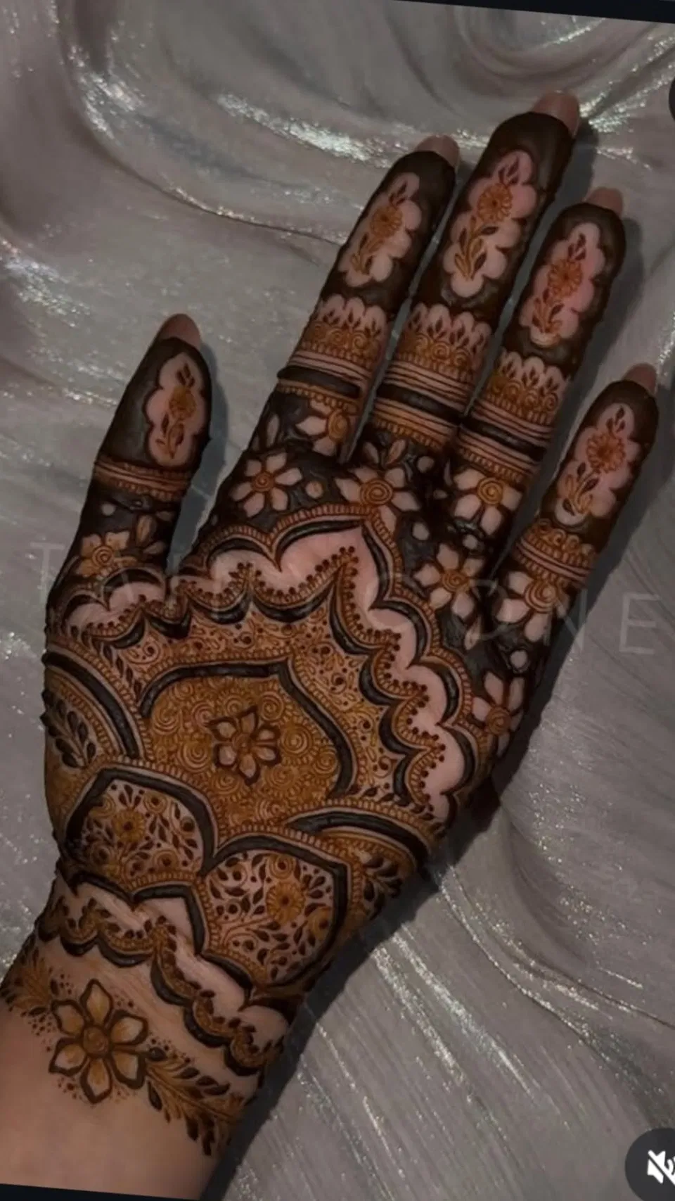 Aesthetic Bridal Finger Mehndi Design (6)