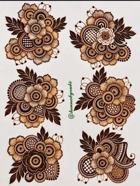 flower mehndi design