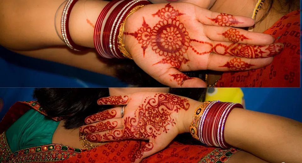 Indian Simple Front Hand Mehndi Design
