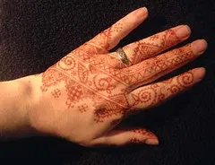 Moroccan Simple Back Hand Mehndi Design with Jaal