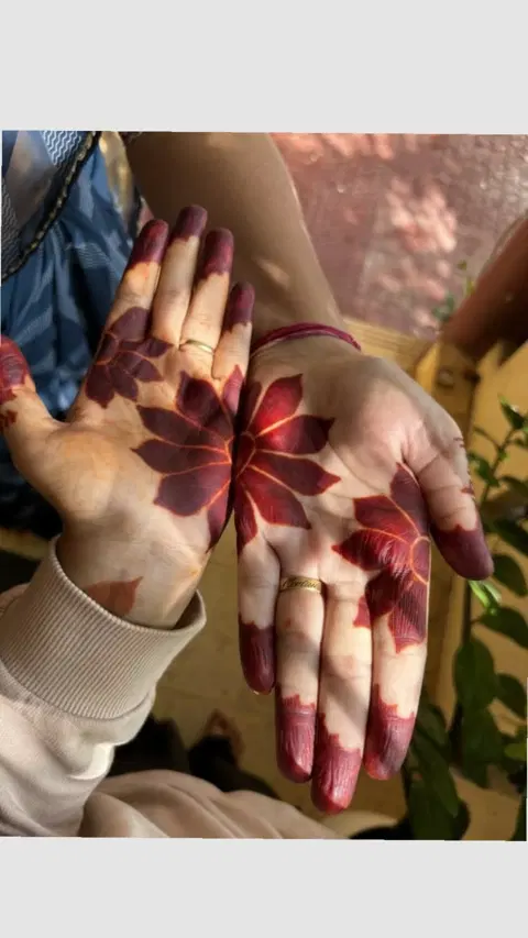 simple jaal foot mehndi design