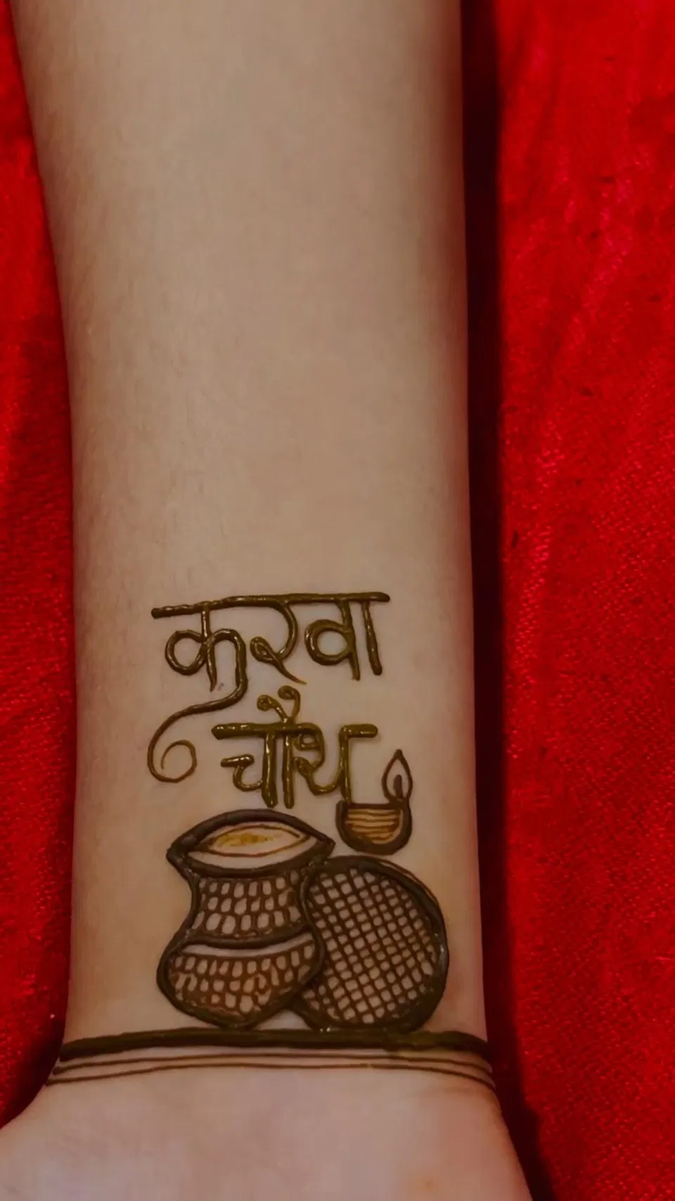 Arabic Bridal Full Hand Mehndi Design for Karwa Chauth