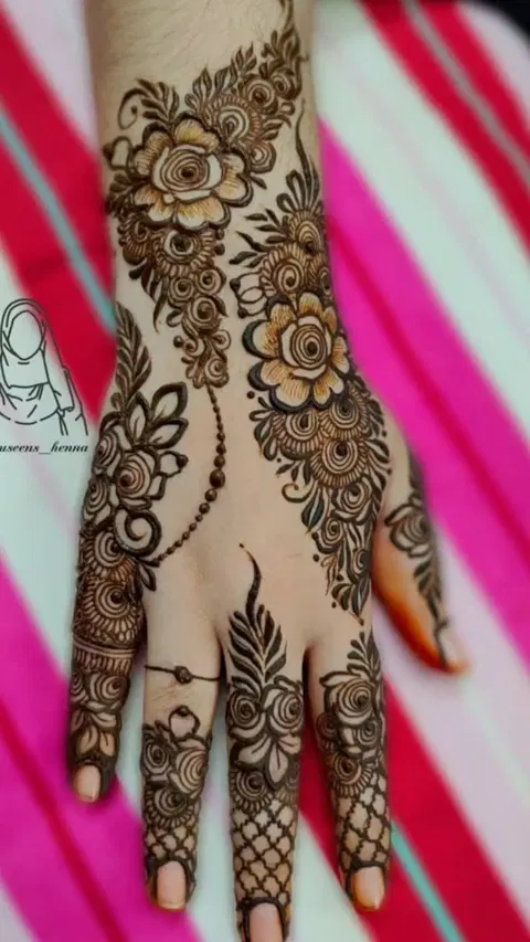 arabic dubai bel foot mehndi design