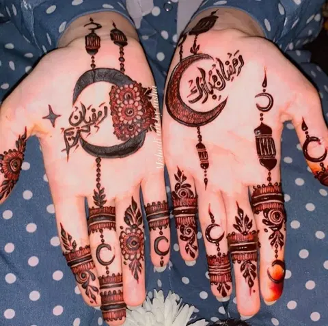simple jaal finger mehndi design