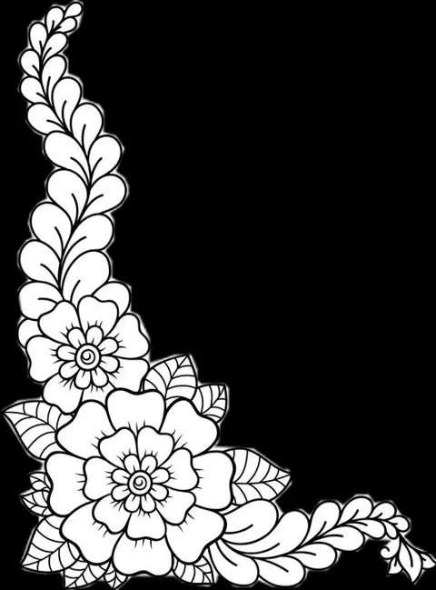 indian simple circle mehndi design