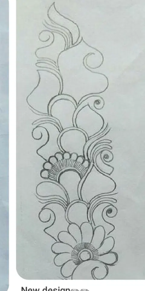 simple stylish peacock mehndi design