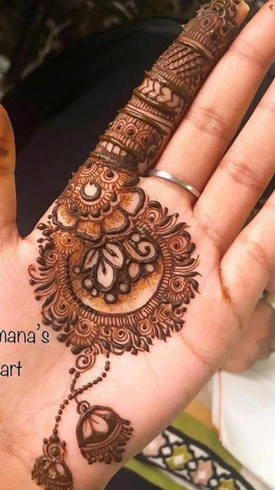 Bridal Stylish Finger Mehndi Design (2)