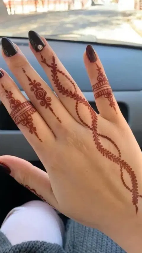 arabic royal back hand mehndi design