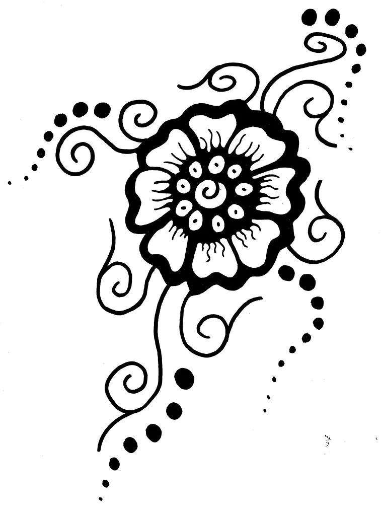 Mehndi Design with Deity