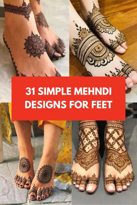 bridal circle foot mehndi design