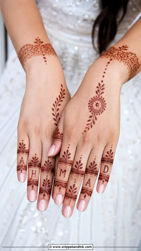 arabic dubai figure back hand mehndi design