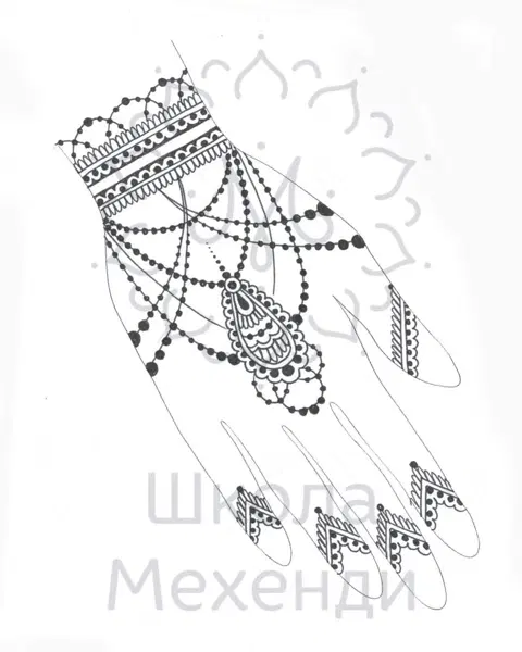 circle mehndi design