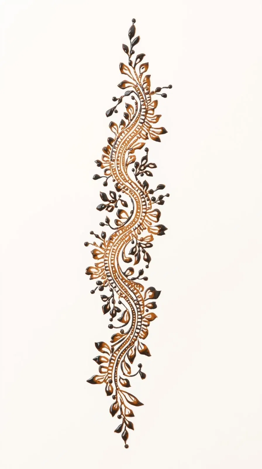 Bridal Indian Mehndi Design with Moon and Peacock