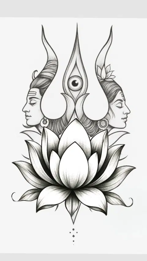 simple deity back hand mehndi design