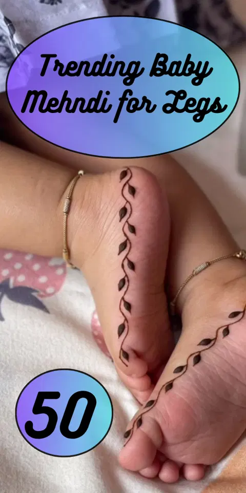arabic simple foot mehndi design