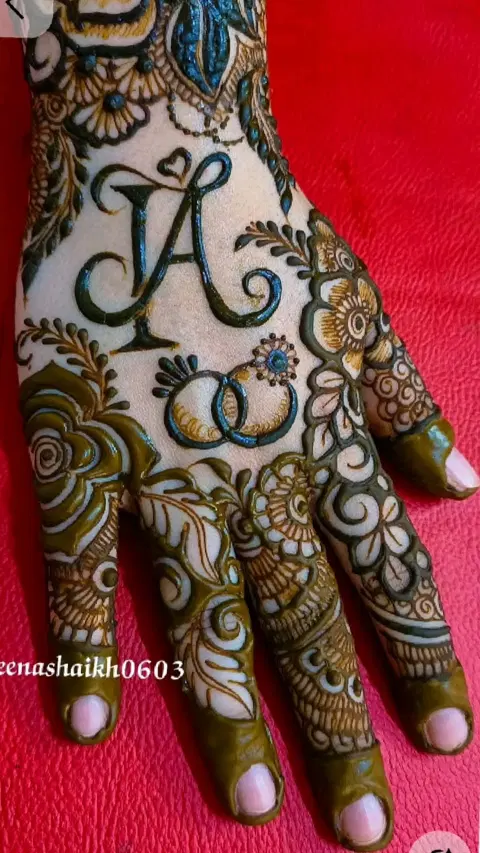 arabic stylish figure foot mehndi design