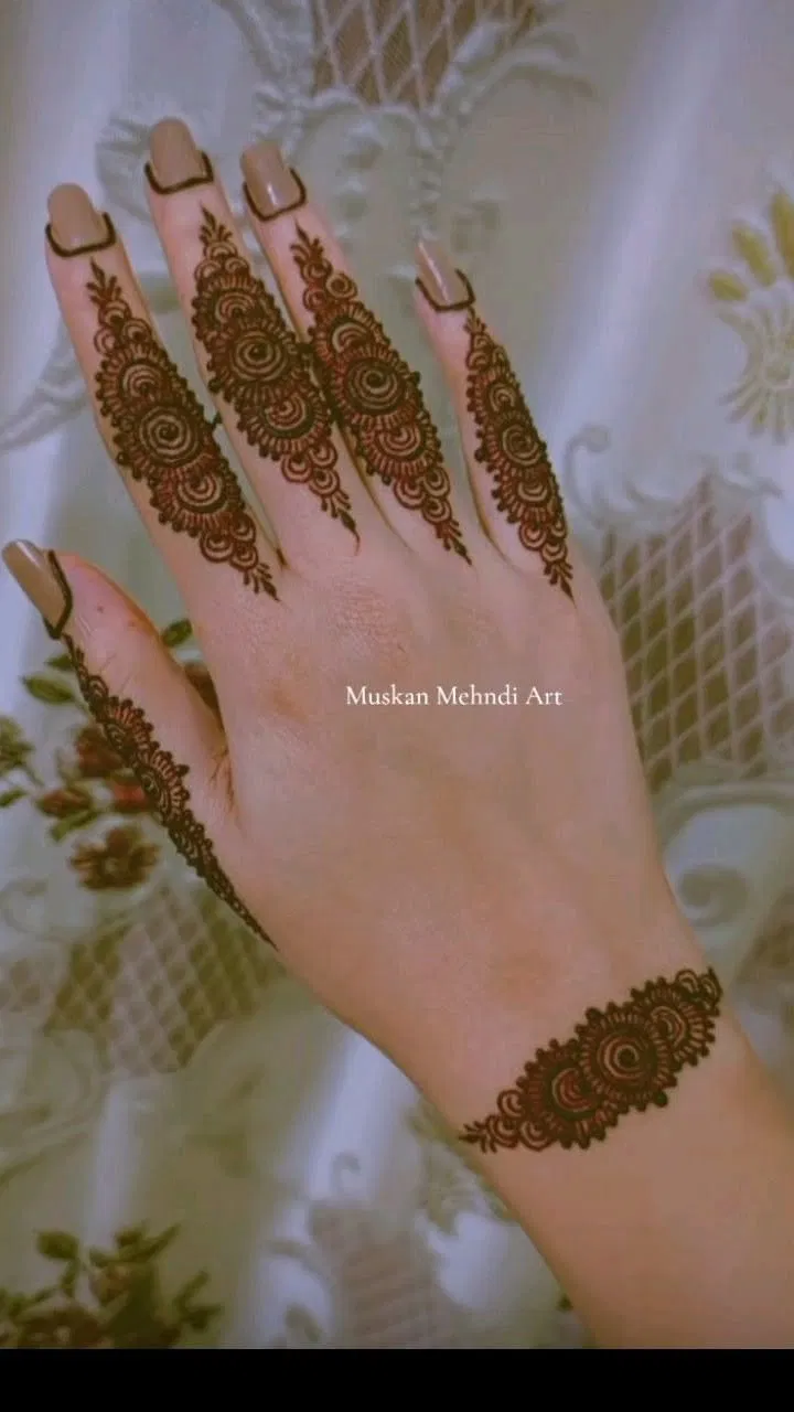 Royal Simple Finger Mehndi Design (5)