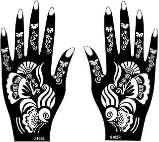 Front Hand Mehndi Design with Flowers and Peacock (2)