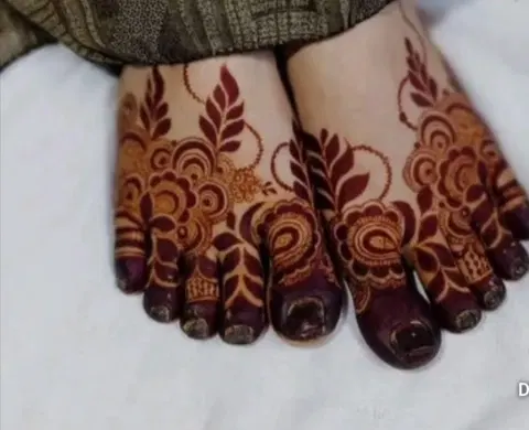 pakistani simple finger mehndi design