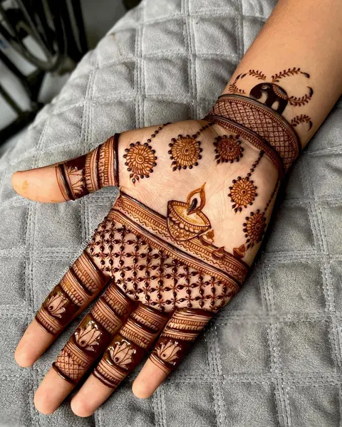 bridal dubai full hand mehndi design