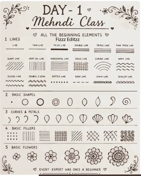 simple back hand mehndi design