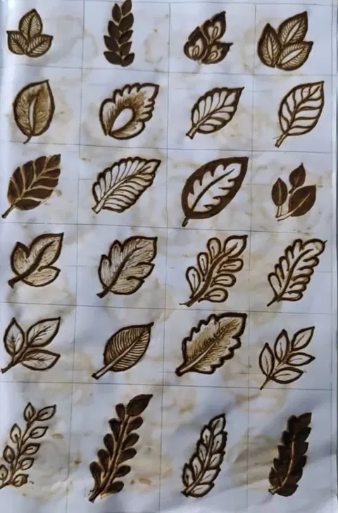 simple finger mehndi design