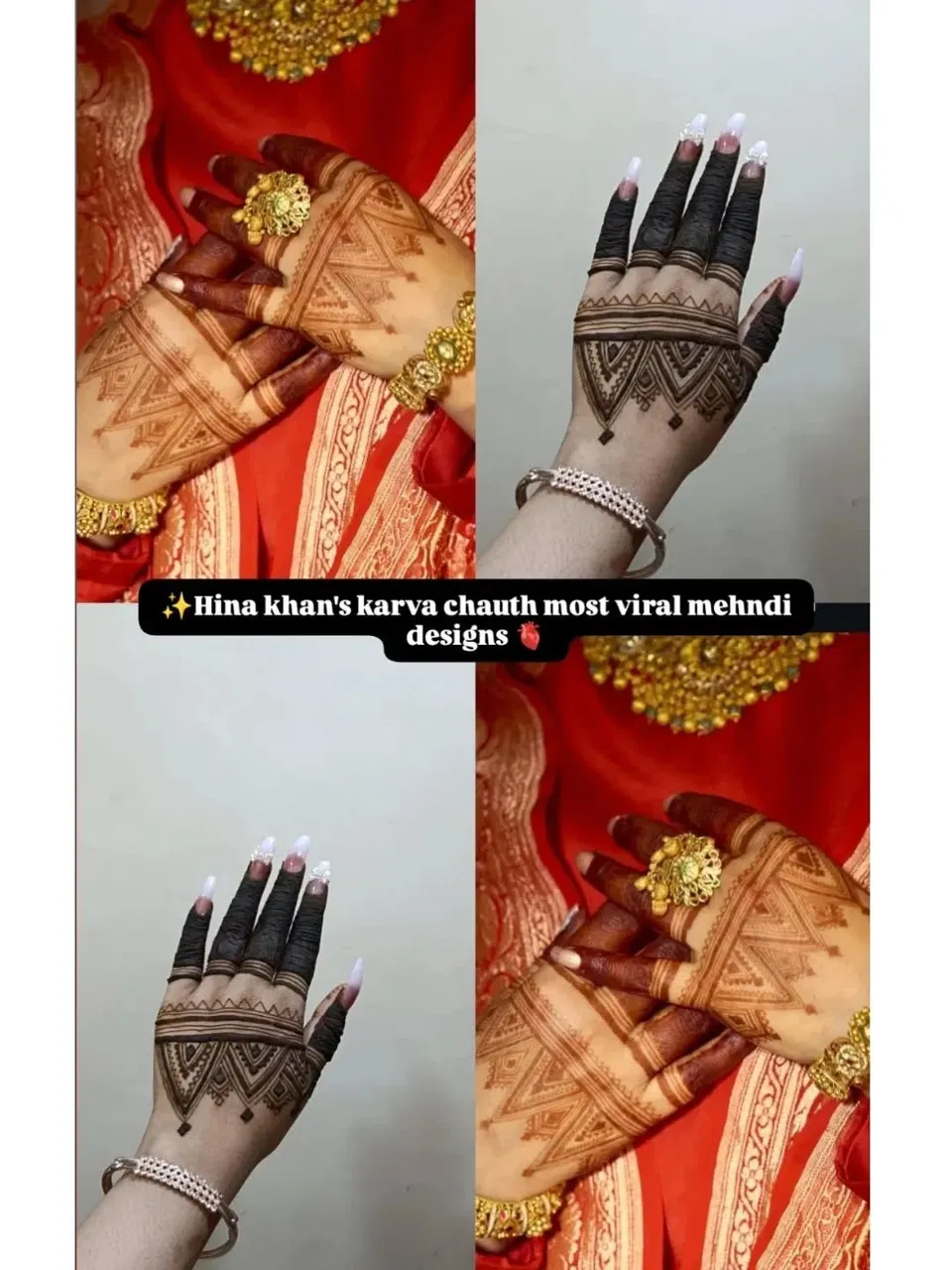 Bridal Full Hand Mehndi Design for Karwa Chauth