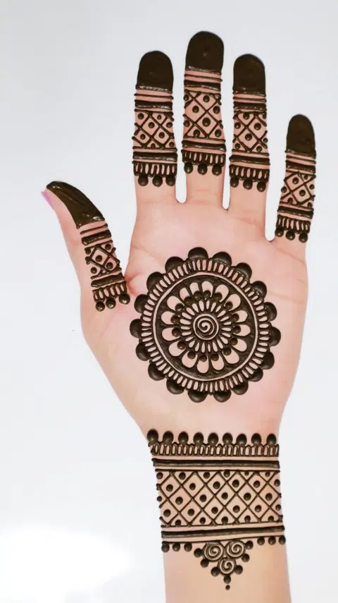 arabic simple mehndi design