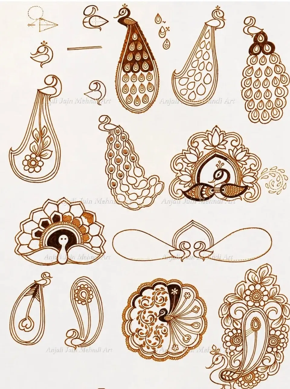 Arabic Bridal Foot Mehndi Design with Gol Tikki and Moon