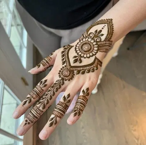 arabic simple mehndi design
