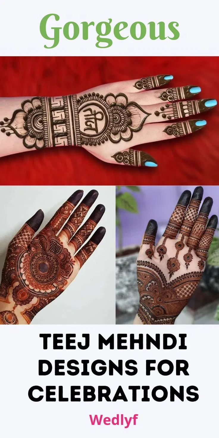 Bridal Indian Front Hand Mehndi Design for Teej (4)
