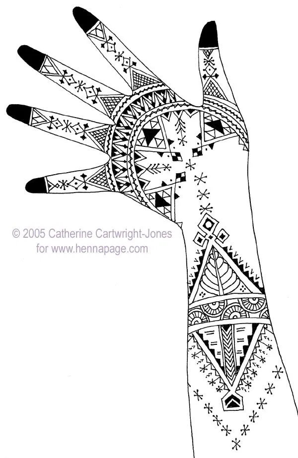 Front Hand Mehndi Design (4)