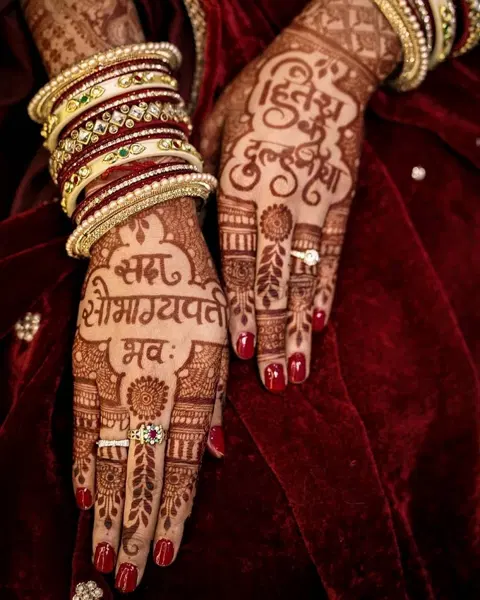 bridal dubai deity back hand mehndi design
