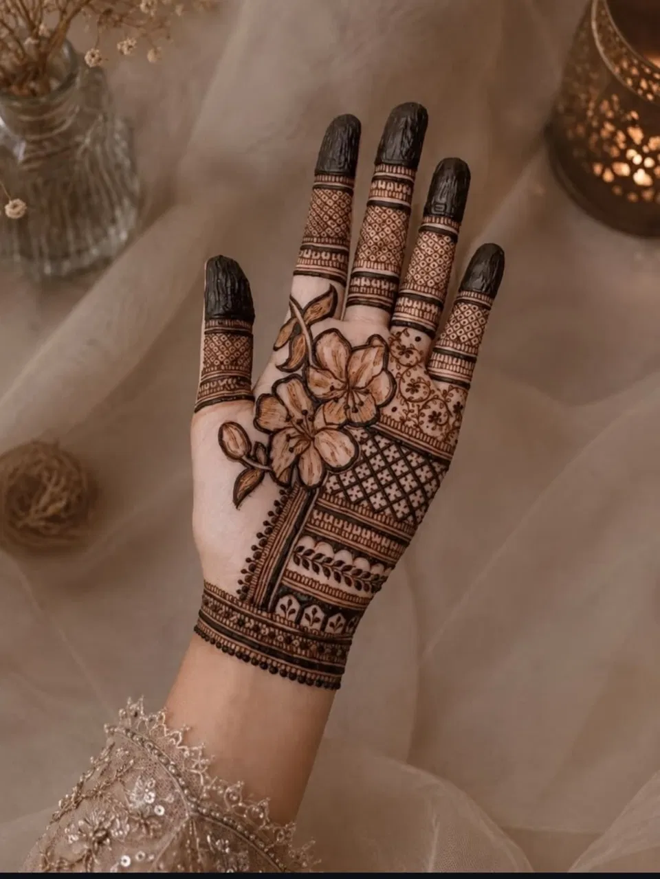 Front Hand Mehndi Design