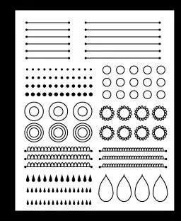 simple circle mehndi design