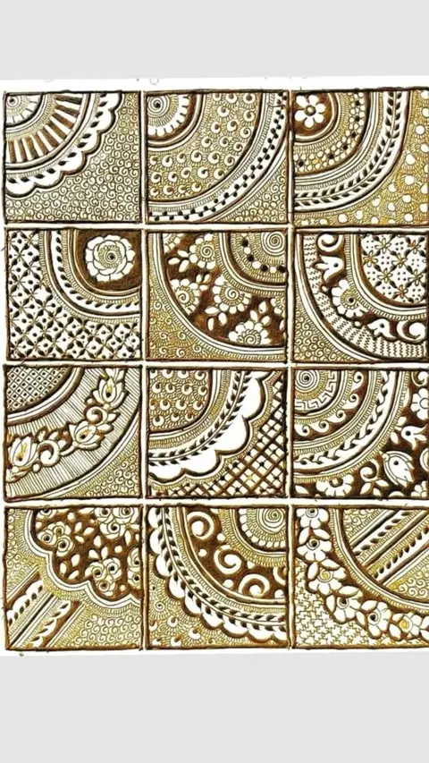 bridal stylish moon finger mehndi design