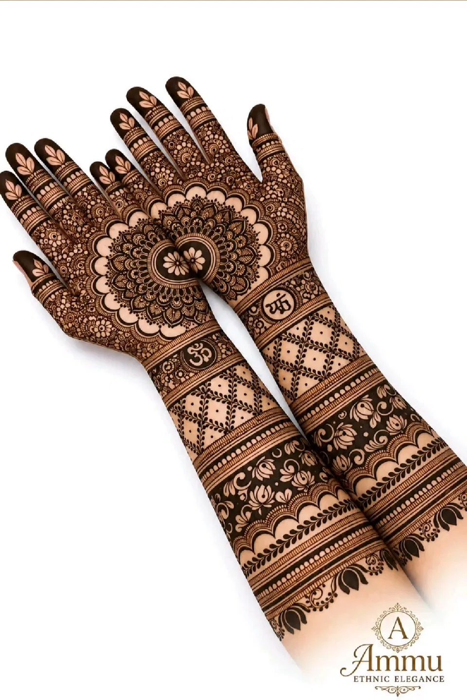 Arabic Bridal Arm Mehndi Design (4)