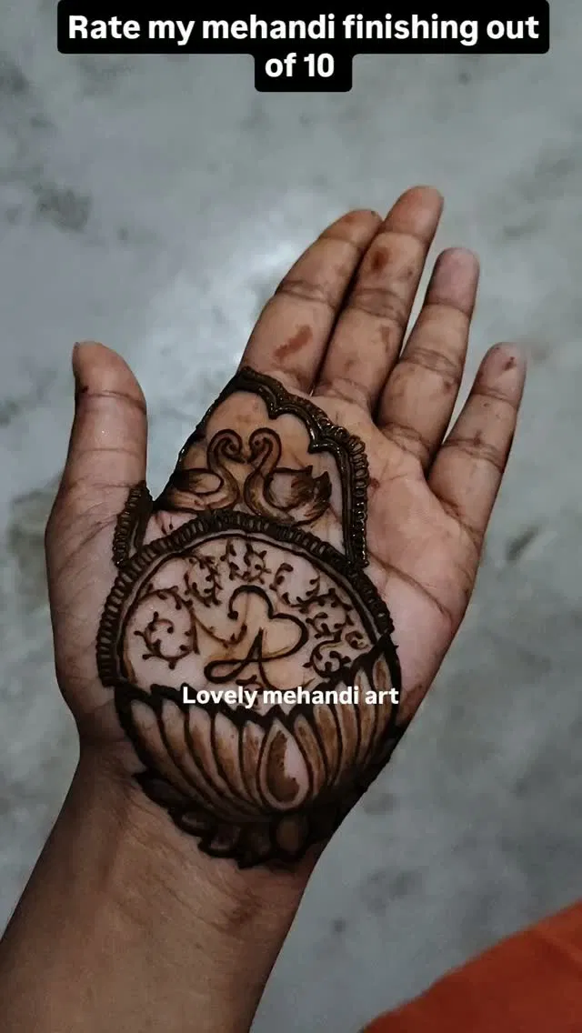 Aesthetic Bridal Back Hand Mehndi Design (2)