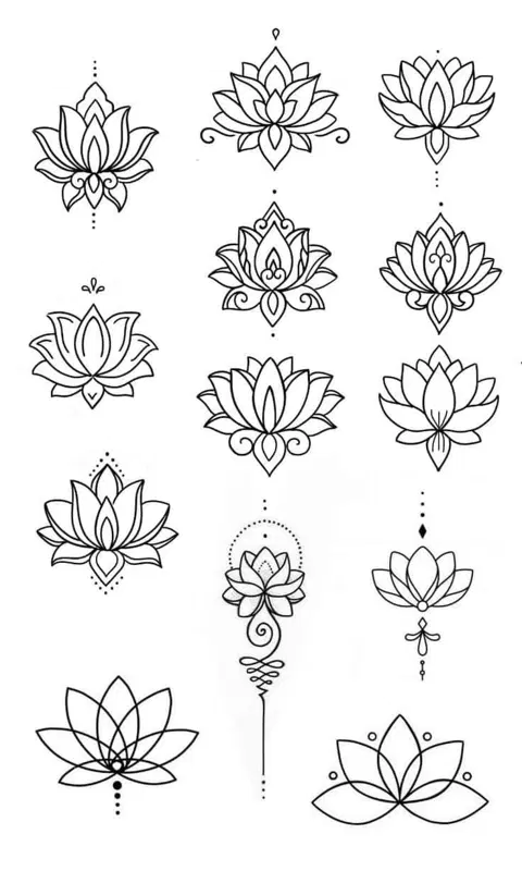 simple flower mehndi design