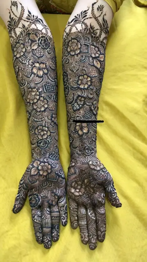 bridal stylish jaal foot mehndi design