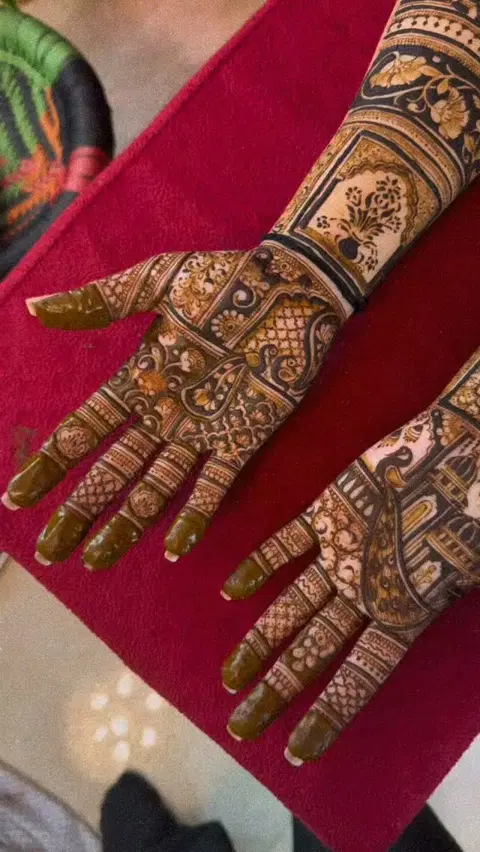 bridal mehndi design