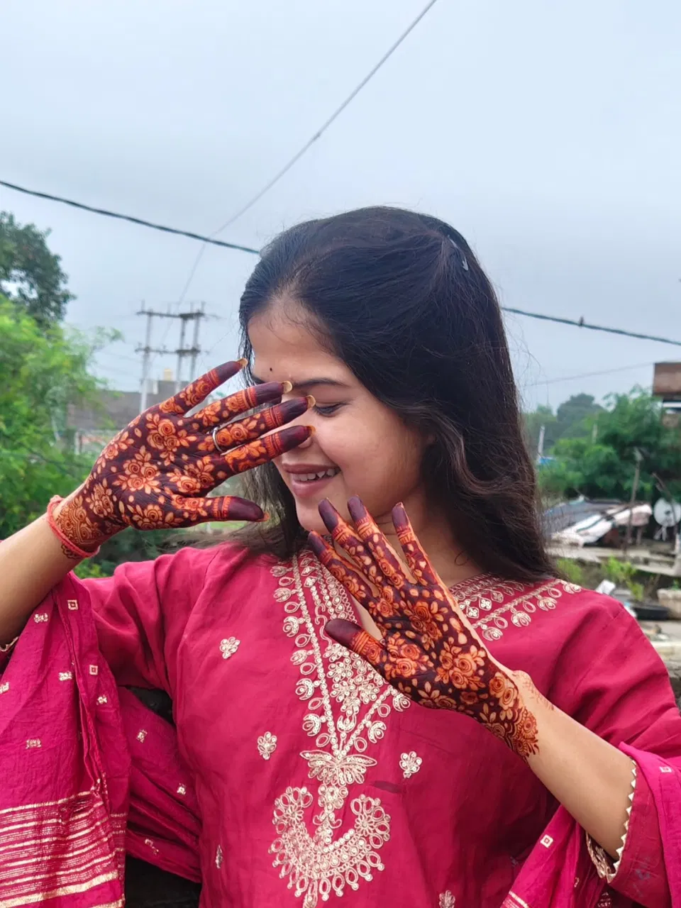 Aesthetic Full Hand Mehndi Design with Jaal