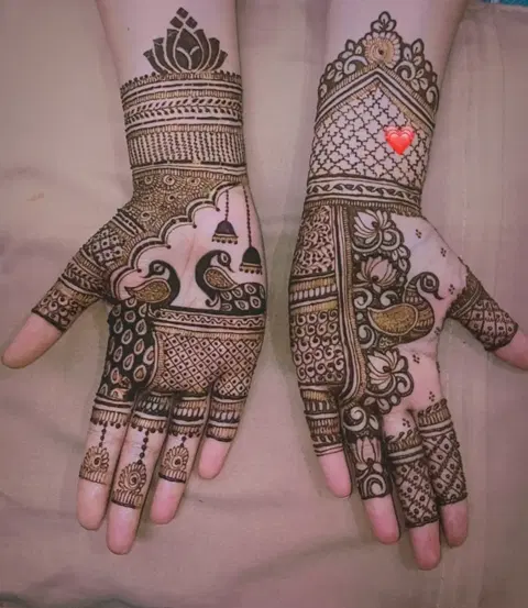 figure mehndi design